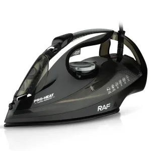 2200W Professional Steam Iron | Ceramic Soleplate | Adjustable Temperature | Home & Garment Use