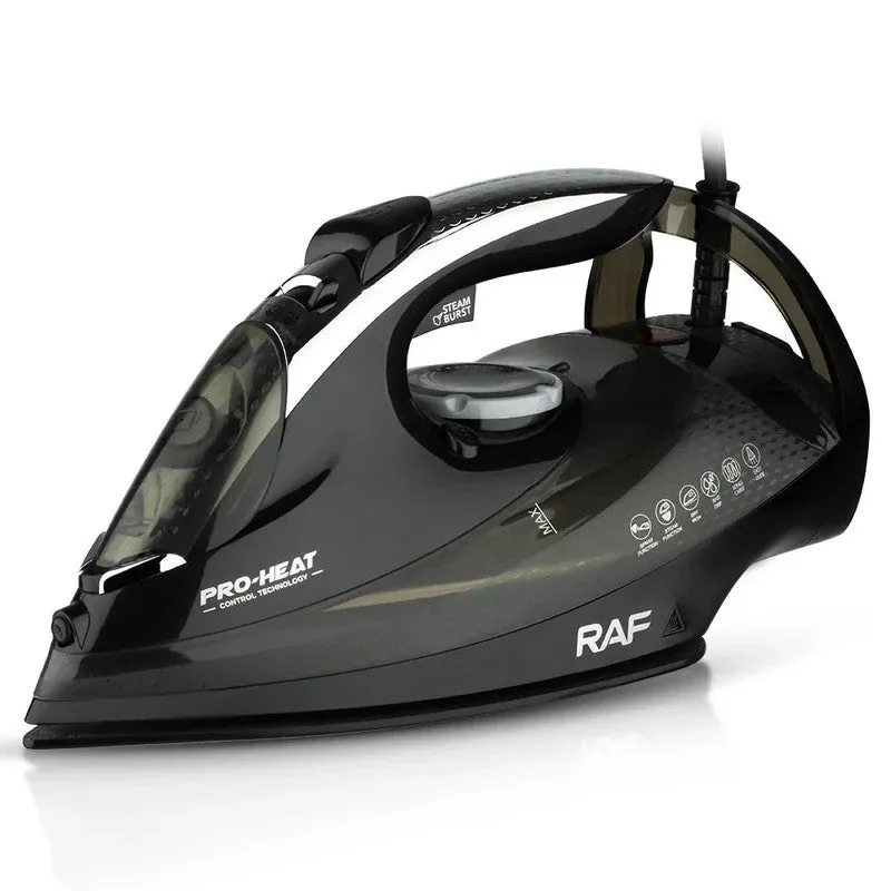 2200W Professional Steam Iron | Ceramic Soleplate | Adjustable Temperature | Home & Garment Use