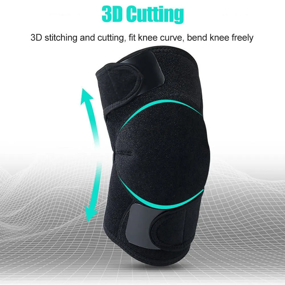 2pcs/pair Adjustable Tourmaline Self-heating Magnetic Therapy Knee Pads