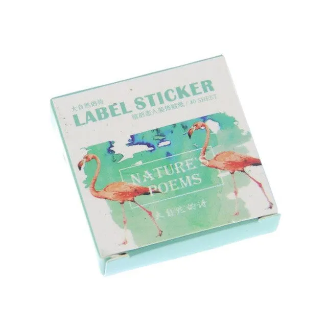 40 PCS / Pack Cute Cats Life Style Mini Style Paper Seal Sticker / Decoration Label