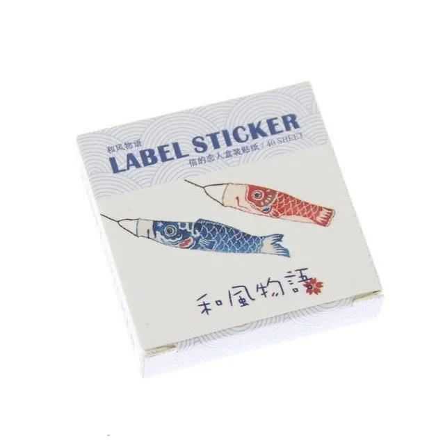 40 PCS / Pack Cute Cats Life Style Mini Style Paper Seal Sticker / Decoration Label