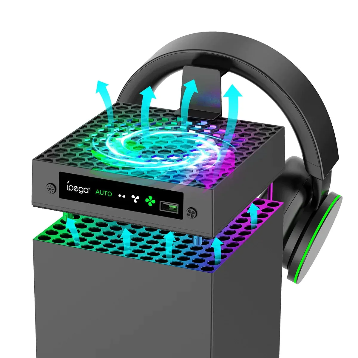 Adjustable Led Cooling Fan for Xbox Series x