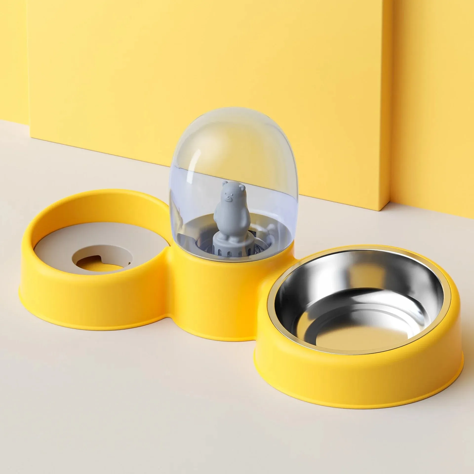 Automatic Double Bowl for Dogs and Cats