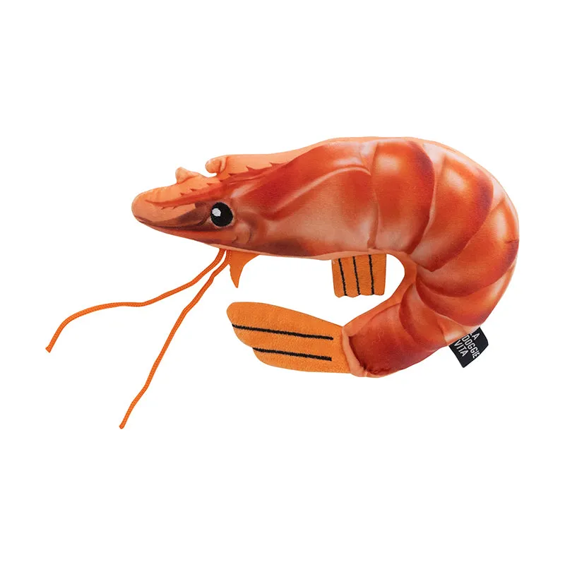 BBQ Prawn & Dipping Sauce Plush Toy with Squeaker