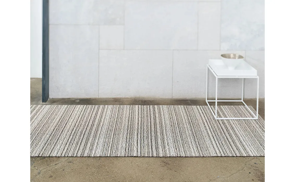 Chilewich Shag Runner Mat - Skinny Stripe - Birch