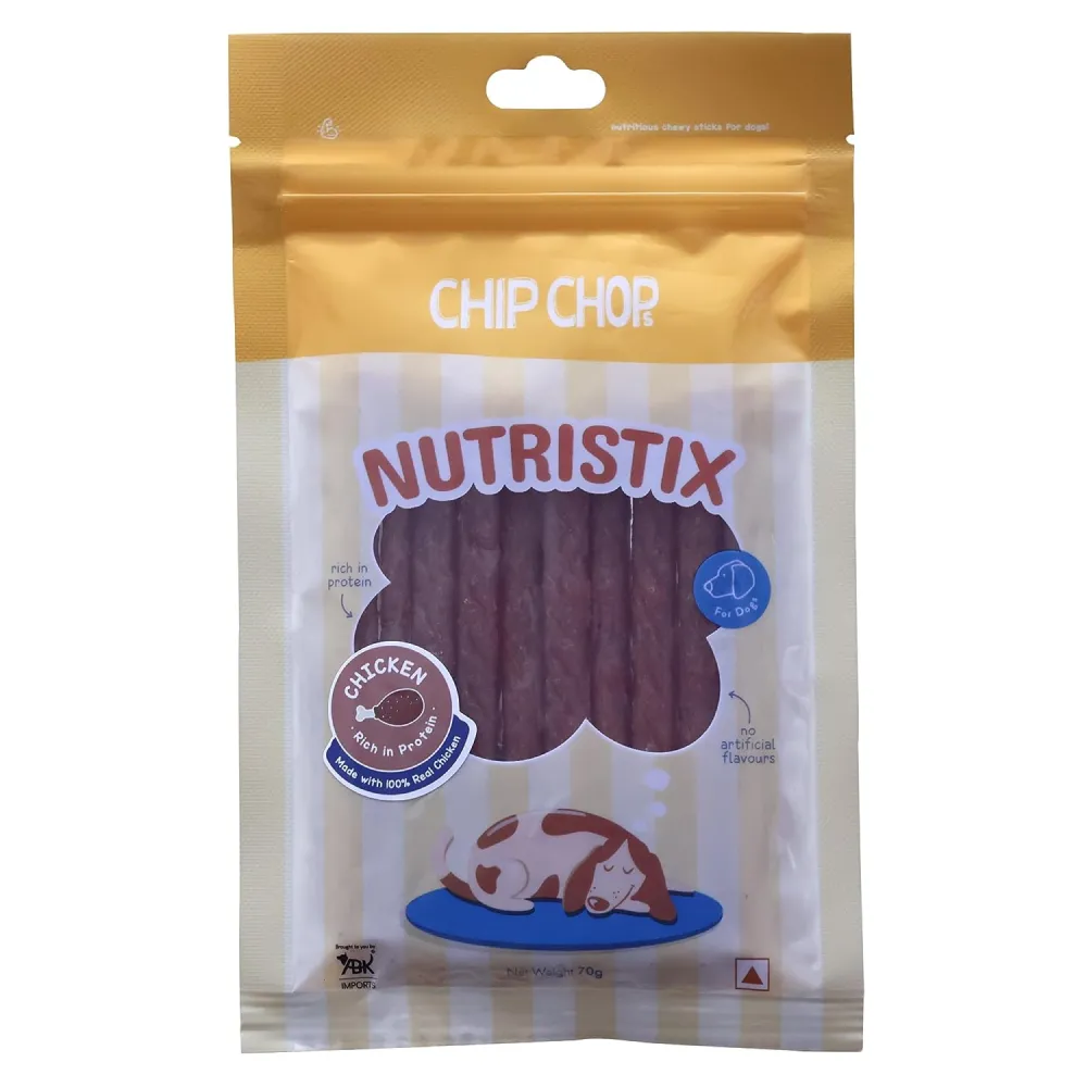 Chip Chops Bacon, Chicken and Mango Nutristix Dog Treats Combo (3 x 70g)