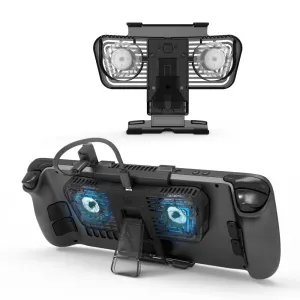 Cooling Fan for Steam Deck with Bracket for Switch Oled Host with Dual C-port Adapter Accessories