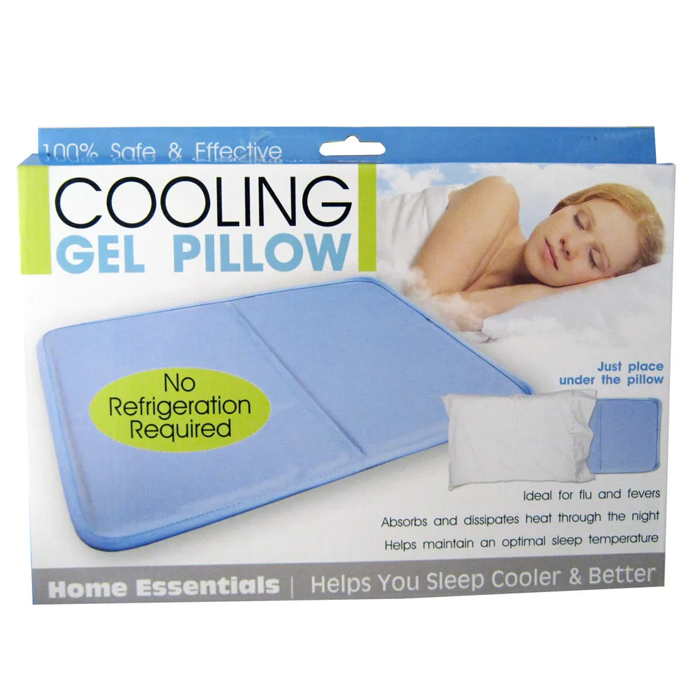 Cooling Gel Pillow Therapy Insert Sleeping Aid Pad Mat Muscle Relief Sleep Gift