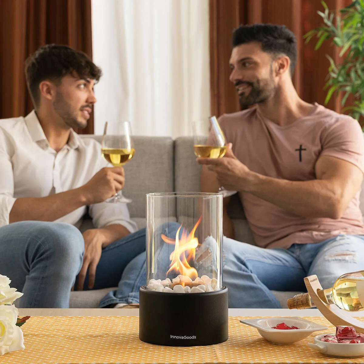 Decorative Bioethanol Tabletop Fireplace Heatfir