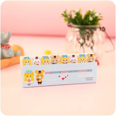 DIY Mini Cute Kawaii Cartoon Animal Memo pad Cat Panda Music Post It Note Paper Stickers Korean Stationery Free shipping 10061