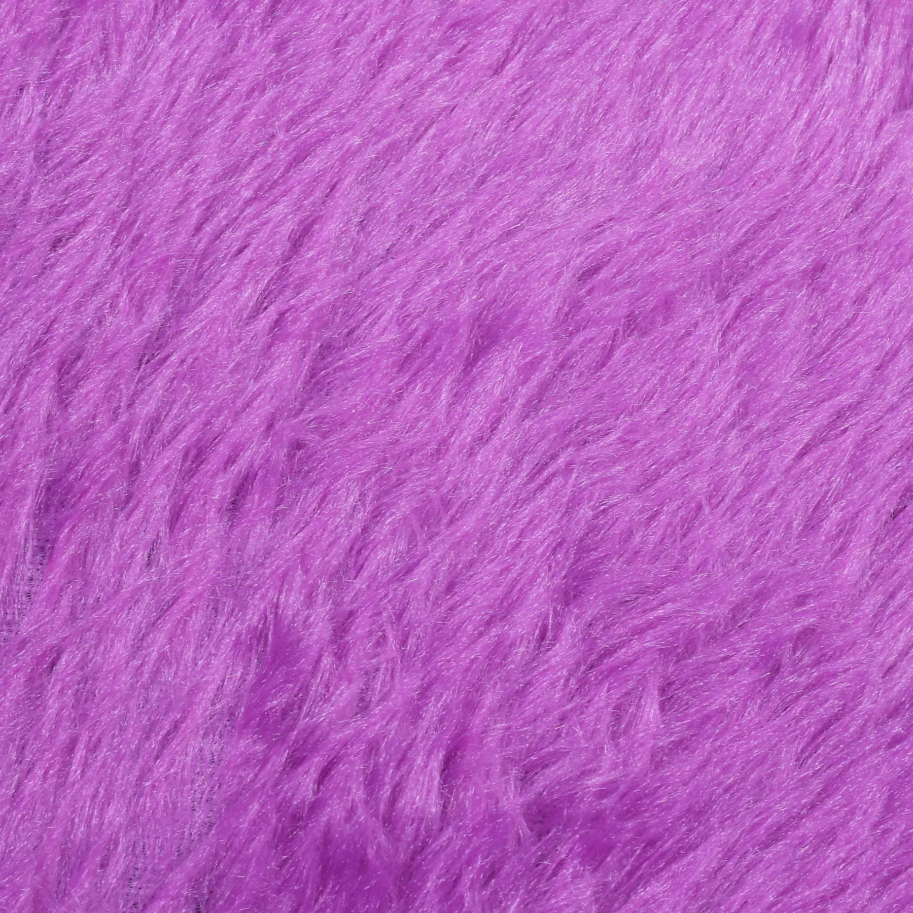 Kuber Industries Shaggy Durable Microfiber Anti-Skid Heavy Duty Doormat, Indoor Outdoor, Easy Clean, Waterproof, Low-Profile Mats for Entry, Patio, Garage (Purple)