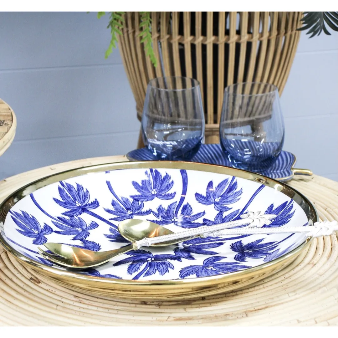 Large Porcelain Round Platter
