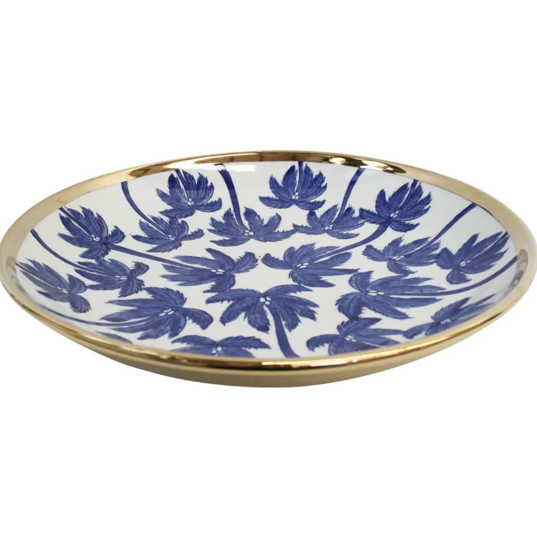 Large Porcelain Round Platter