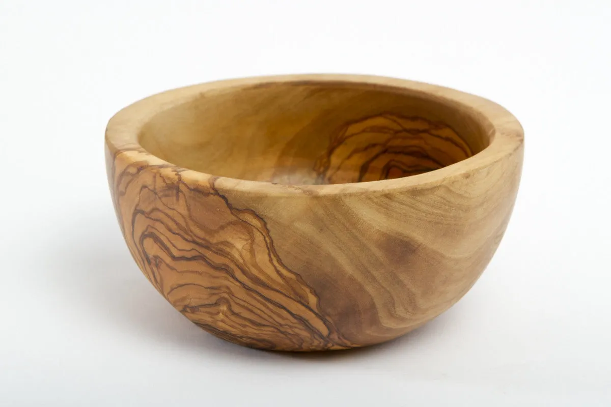 Olive Wood Bowl Not Just Olives and Nuts 5-1/2"