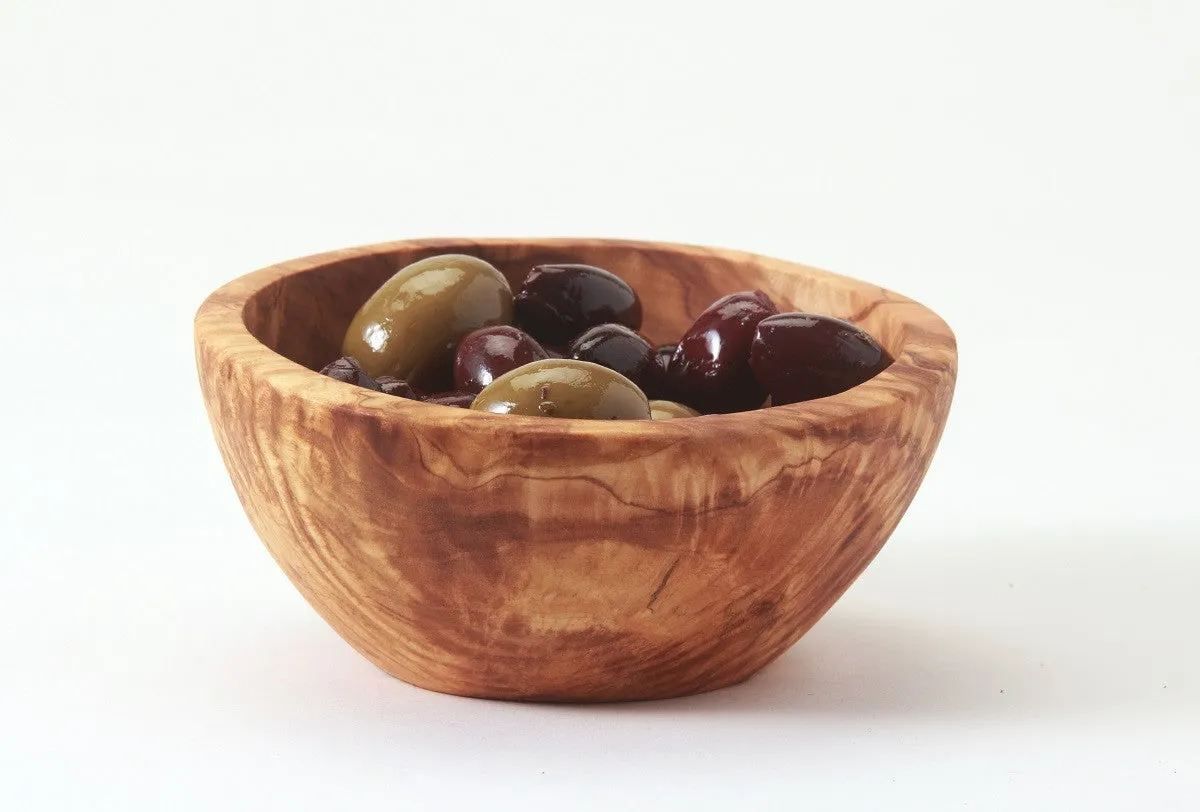 Olive Wood Bowl Not Just Olives and Nuts 5-1/2"