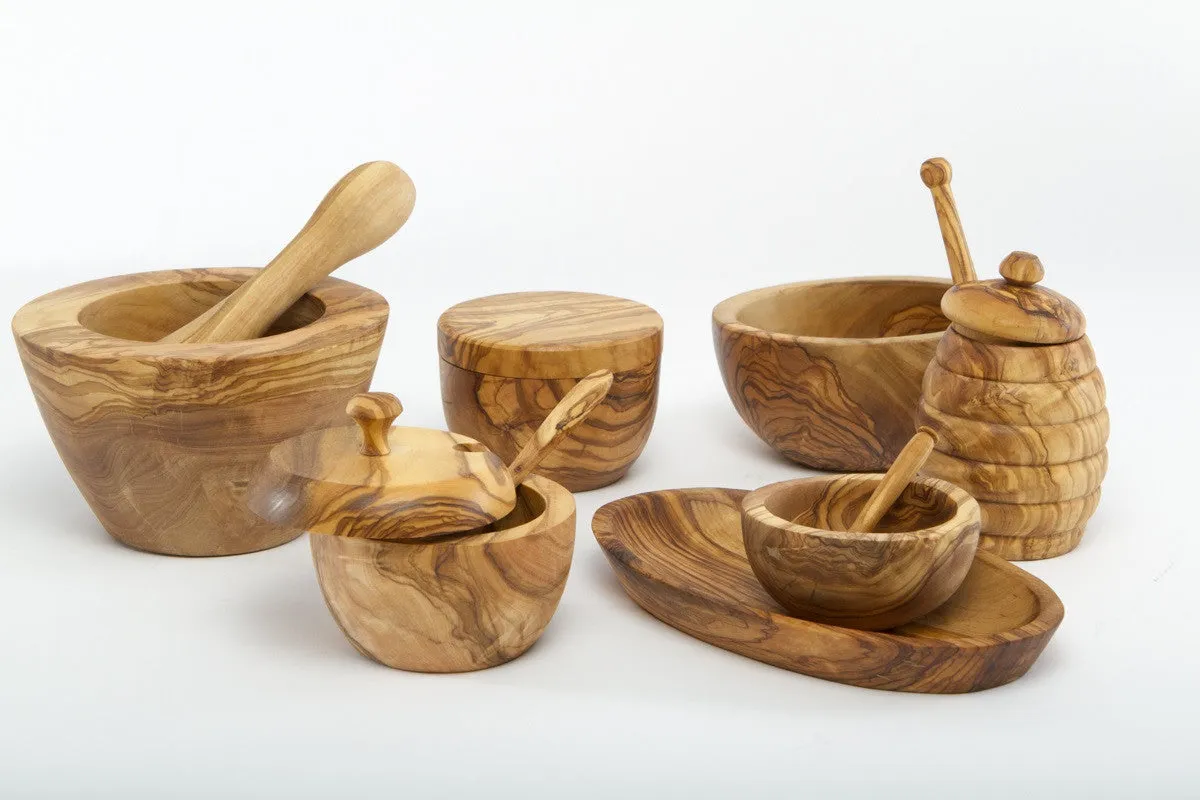 Olive Wood Bowl Not Just Olives and Nuts 5-1/2"