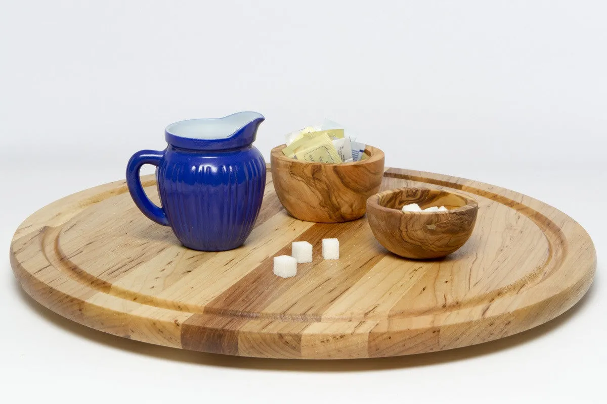 Olive Wood Bowl Not Just Olives and Nuts 5-1/2"