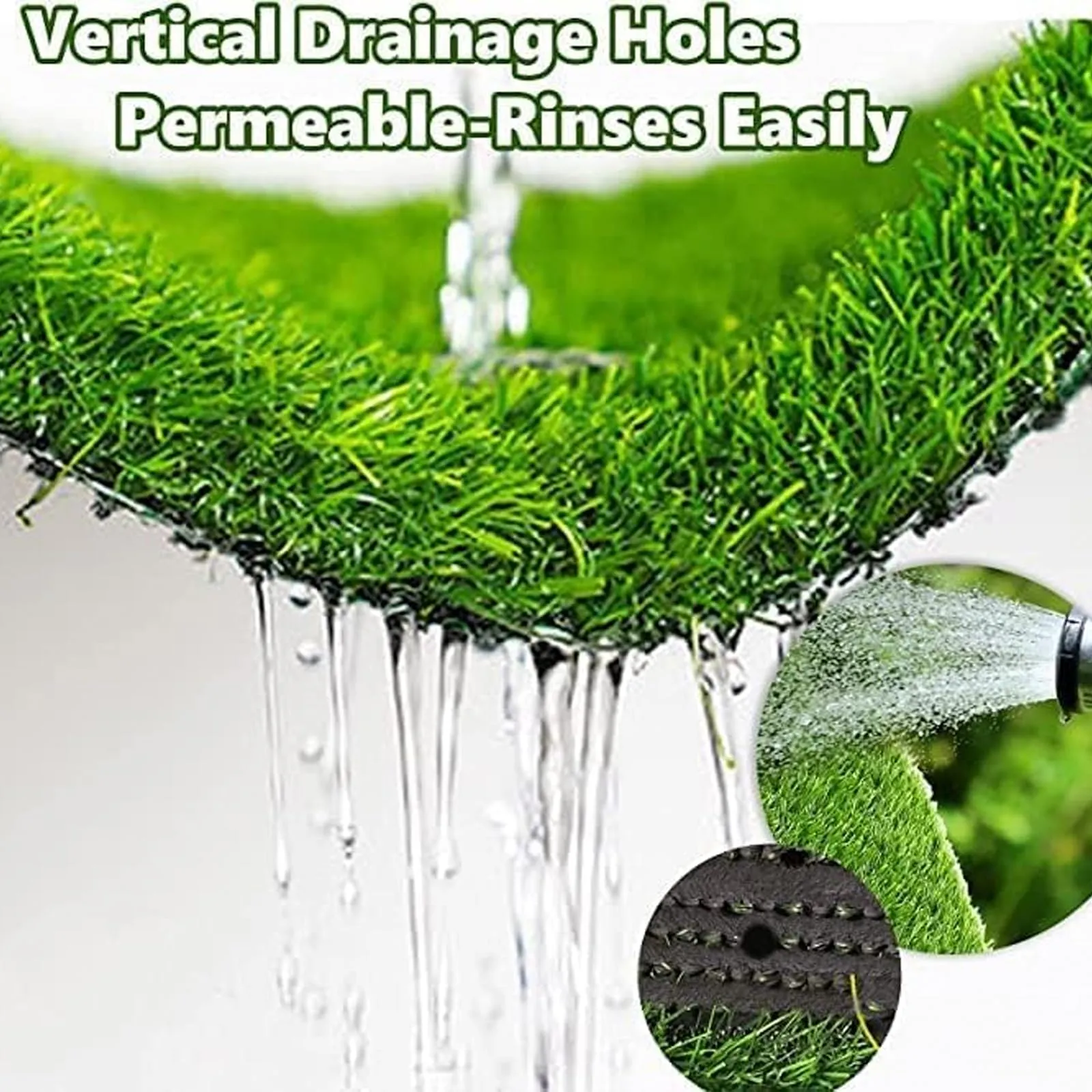 SSRIVER Dog Grass Pad,51.1x31.8In Fake Grass for Dogs,Artificial Grass Pee Pad for Puppies Potty Training Indoor Outdoor
