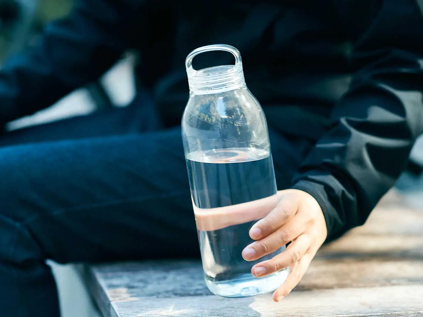 Water Bottle 950ml Clear